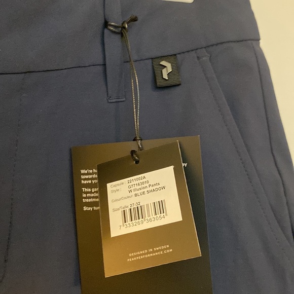 Peak Performance Illusion Pants Size 27 - Picture 2 of 4